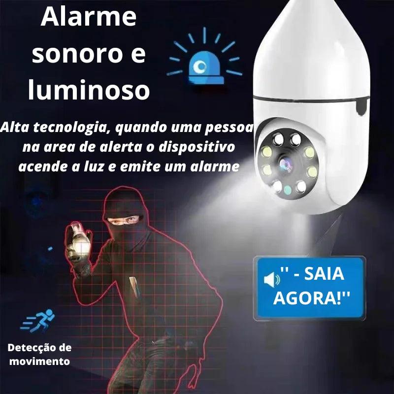 Câmera de Vigilância Lâmpada WiFi