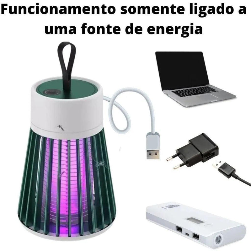 LumiGuard - Lâmpada Elétrica Mata-Mosquitos com Luz UV