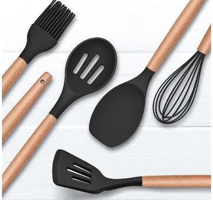 CookPro 12 Peças - Kit de Utensílios de Cozinha em Silicone